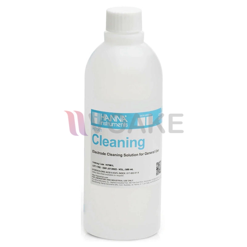 HANNA HI7061L น้ำยาทำความสะอาดพีเอชอิเล็กโทรด (500mL)