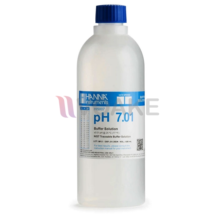 HANNA HI5007 น้ำยามาตรฐาน pH 7.01 Technical Calibration Buffer (500mL)