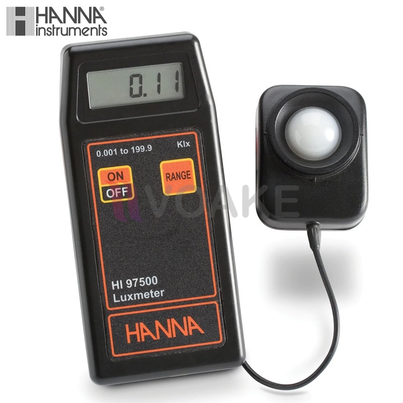 เครื่องวัดแสง HANNA HI97500 Digital Lux Meter (1.999 Klux)