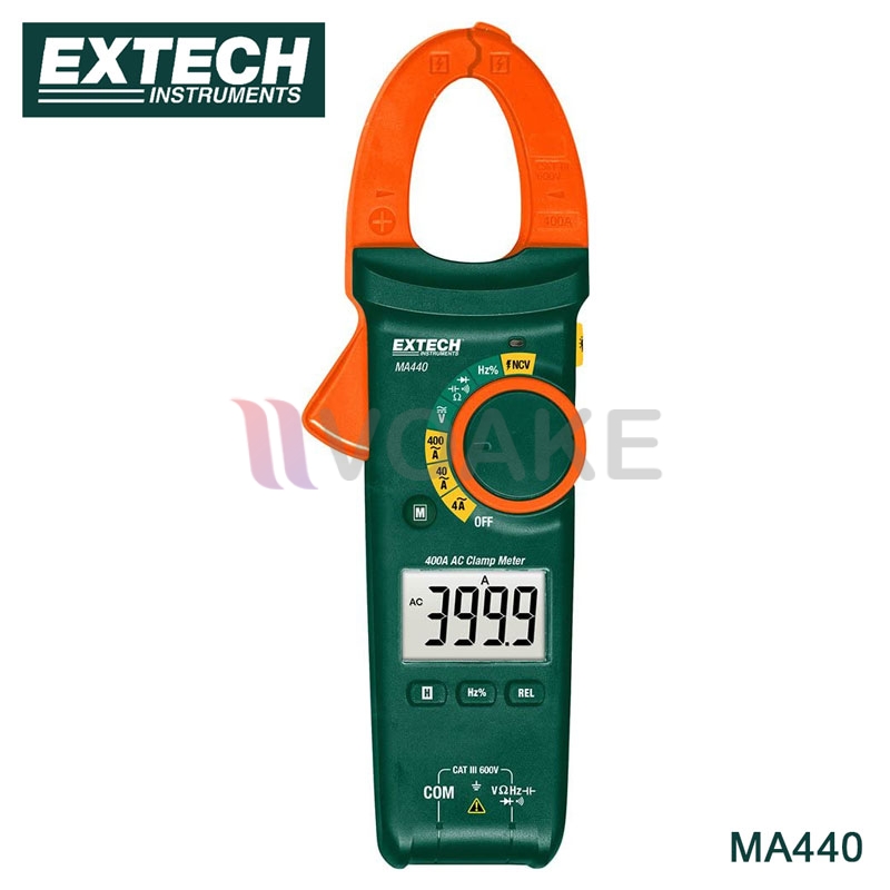 เอซีแคลมป์มิเตอร์/NCV 600V/400A EXTECH รุ่น MA440