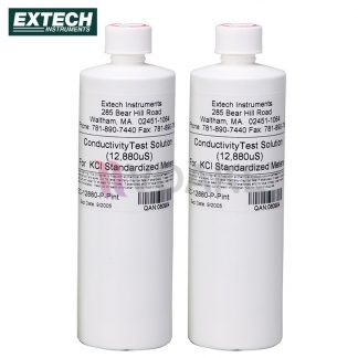 EXTECH รุ่น EC-12880-P น้ำยาสอบเทียบ Conductivity จำนวน 2 ขวด (12880µS/cm)