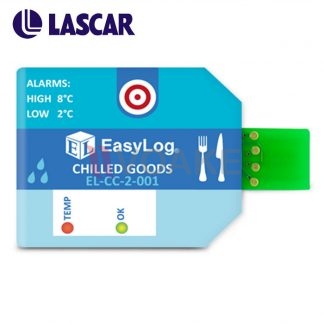 Data Logger อุณหภูมิ/ความชื้นสินค้าแช่เย็น Lascar รุ่น EL-CC-2-001 แบบใช้ครั้งเดียว