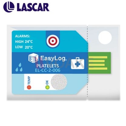 Data Logger อุณหภูมิ/ความชื้นสินค้าเกร็ดเลือด Lascar รุ่น EL-CC-2-006 แบบใช้ครั้งเดียว - Image 2