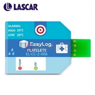 Data Logger อุณหภูมิ/ความชื้นสินค้าเกร็ดเลือด Lascar รุ่น EL-CC-2-006 แบบใช้ครั้งเดียว