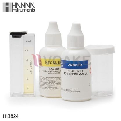 HANNA รุ่น HI3824 Ammonia Test Kit ชุดทดสอบปริมาณแอมโมเนีย