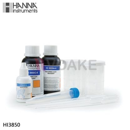 HANNA รุ่น HI3850 Ascorbic Acid Test Kit ชุดทดสอบวิตามินซีในน้ำ