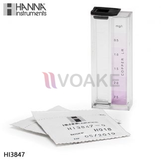 HANNA รุ่น HI3847 Test Kit สำหรับตรวจหาทองแดงในน้ำ (Copper)