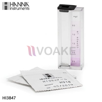HANNA รุ่น HI3847 Test Kit สำหรับตรวจหาทองแดงในน้ำ (Copper)