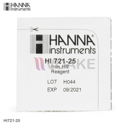 HANNA รุ่น HI721-25 Reagents สำหรับวัดค่า Iron (25 Tests)