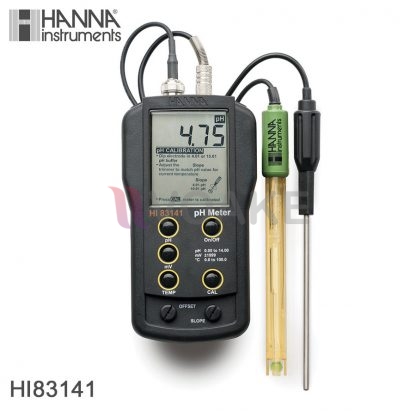 HANNA รุ่น HI83141 เครื่องวัด pH Meter/mV/อุณหภูมิ แบบ Portable