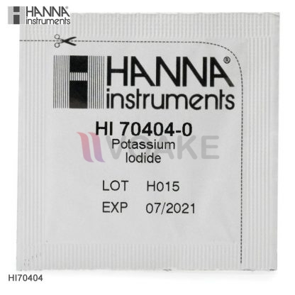 HANNA รุ่น HI70404 Reagents สำหรับวัดค่า Potassium Iodide (100 Packets)