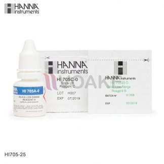 HANNA รุ่น HI705-25 Silica  Reagents ช่วงต่ำ (25 Tests)