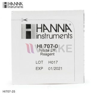 HANNA รุ่น HI707-25 Nitrite Reagents ช่วงต่ำ Low-Range (25 Tests)