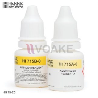 HANNA รุ่น HI715-25 Ammonia Reagents ช่วงกลาง (25 Tests)