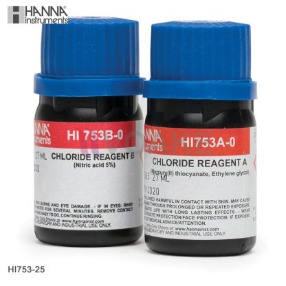 HANNA รุ่น HI753-25 Reagents สำหรับวัดค่า Chloride (25 Tests)