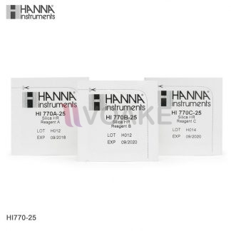 HANNA รุ่น HI770-25 Silica Reagents ช่วงสูง (25 Tests)