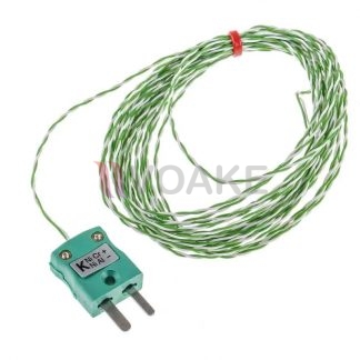 เทอร์โมคัปเปิล 1/0.2mm Diameter IEC Type K สายยาว 5 เมตร (260°C)