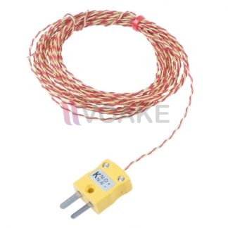 เทอร์โมคัปเปิล 1/0.3mm Diameter ANSI Type K สายยาว 5 เมตร (250°C)