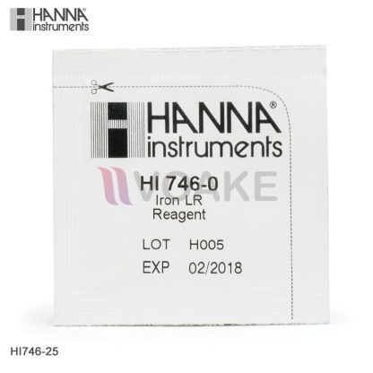 HANNA รุ่น HI746-25 Iron Reagents ช่วงต่ำ Low Range (25 Tests)