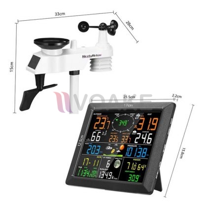 เครื่องวัดสภาพอากาศ WIFI Weather Station NICETY รุ่น FT0310 - Image 3