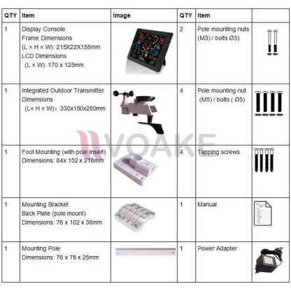 เครื่องวัดสภาพอากาศ WIFI Weather Station NICETY รุ่น FT0310 - Image 4