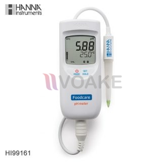 HANNA รุ่น HI99161 พีเอชมิเตอร์แบบพกพา (อาหารและ Dairy)