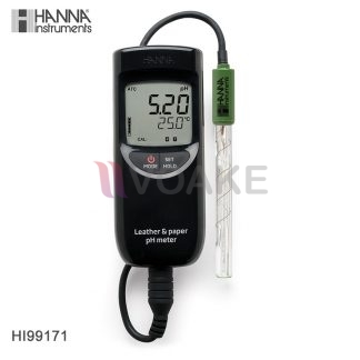 HANNA รุ่น HI99171 พีเอชมิเตอร์แบบพกพา (หนังและกระดาษ)