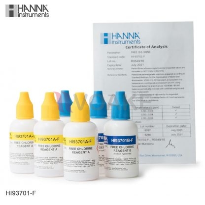 HANNA รุ่น HI93701-F Reagents คลอรีนอิสระ (300 Tests)