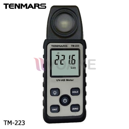 TENMARS รุ่น TM-223 เครื่องวัดแสงยูวี UVAB Digital Light Meter