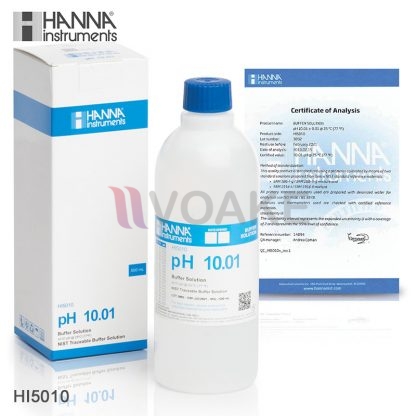 HANNA รุ่น HI5010 Technical pH Buffer Solution 10.01 pH ขนาด 500 mL