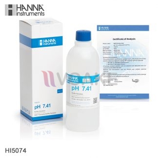 HANNA รุ่น HI5074 Technical Calibration Buffer Solution 7.41 pH ขนาด 500 mL
