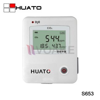 HUATO รุ่น S653 เครื่องบันทึกค่า CO2/อุณหภูมิ/ความชื้นสัมพัทธ์