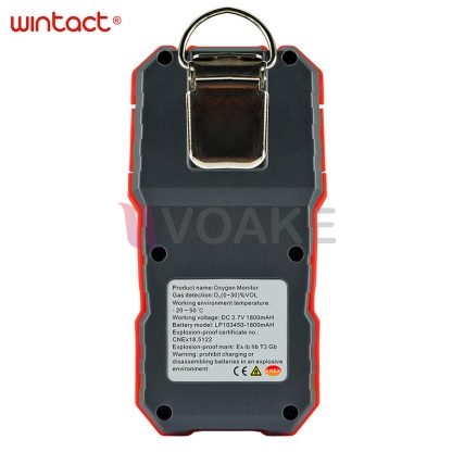 WINTACT WT8800 เครื่องวัดออกซิเจนแบบพกพา Oxygen Detector - Image 2