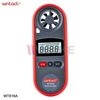 WINTACT WT816A เครื่องวัดความเร็วลมแบบใบพัด Vane Anemometer