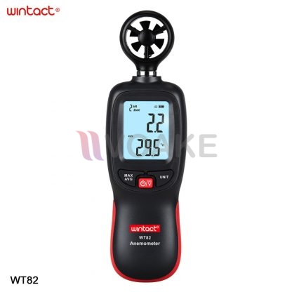 WINTACT WT82 เครื่องวัดความเร็วลมแบบใบพัด Vane Anemometer