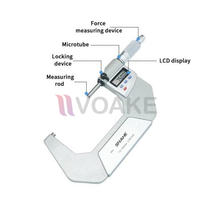 SHAHE รุ่น 5203-100A ไมโครมิเตอร์แบบ IP65 (75.000 ถึง 100.000mm) - Image 2