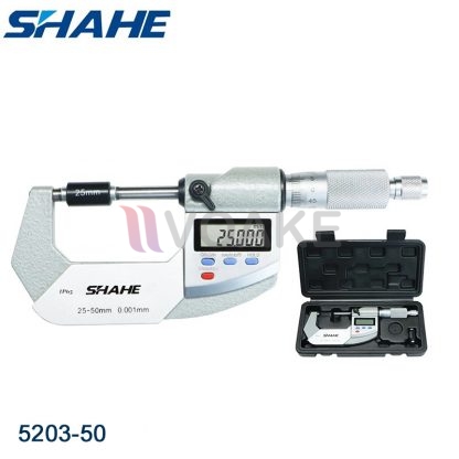 SHAHE รุ่น 5203-50A ไมโครมิเตอร์แบบ IP65 (25.000 ถึง 50.000mm)