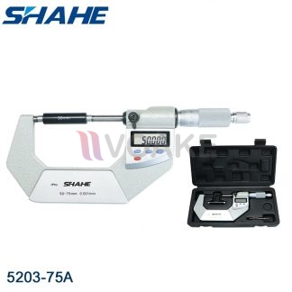 SHAHE รุ่น 5203-75A ไมโครมิเตอร์แบบ IP65 (50.000 ถึง 75.000mm)