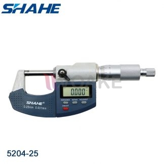 SHAHE รุ่น 5204-25 ไมโครมิเตอร์ (0.000 ถึง 25.000mm)