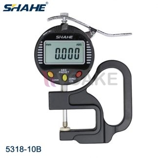 เครื่องวัดความหนาแบบไมครอน ความละเอียด 0.001 มม. SHAHE 5318-10B