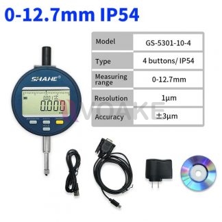 SHAHE รุ่น GS-5301-10-4 ไดอัลเกจแบบไมครอน 4 ปุ่ม (12.7mm)