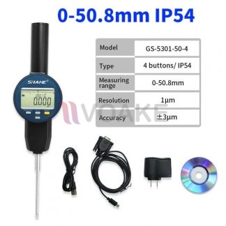 SHAHE รุ่น GS-5301-50-4 ไดอัลเกจแบบไมครอน 4 ปุ่ม (50.8mm)
