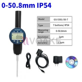 SHAHE รุ่น GS-5301-50-7 ไดอัลเกจแบบไมครอน 7 ปุ่ม (50.8mm)