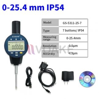 SHAHE รุ่น GS-5311-25-7 ไดอัลเกจแบบไมครอน 7 ปุ่ม (25.4mm)