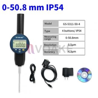 SHAHE รุ่น GS-5311-50-4 ไดอัลเกจแบบไมครอน 4 ปุ่ม (50.8mm)