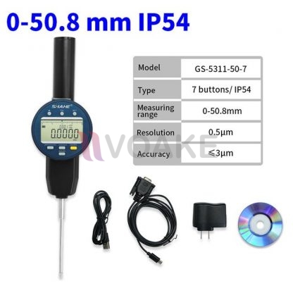 SHAHE รุ่น GS-5311-50-7 ไดอัลเกจแบบไมครอน 7 ปุ่ม (50.8mm)