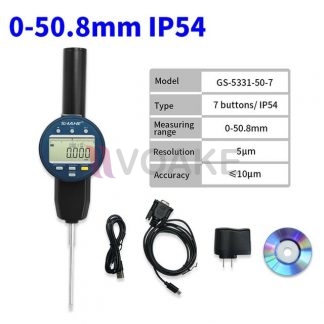 SHAHE รุ่น GS-5331-50-7 Dial Gauge แบบไมครอน 7 ปุ่ม (50.8mm)