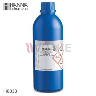 HANNA รุ่น HI6033 น้ำยาสอบเทียบ 84 µS/cm Conductivity Standard (500 mL)