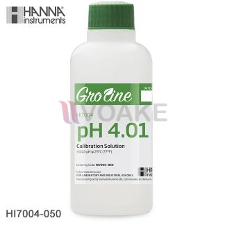 HANNA รุ่น HI7004-050 น้ำยาสอบเทียบ pH 4.01 Calibration (500 mL)