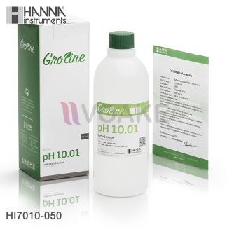 HANNA รุ่น HI7010-050 น้ำยาสอบเทียบ pH 10.01 Calibration (500 mL)